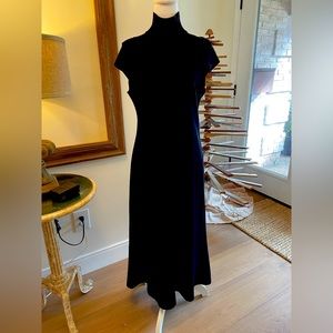 Theory black knit dress
